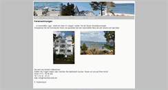 Desktop Screenshot of meerblick-binz.de